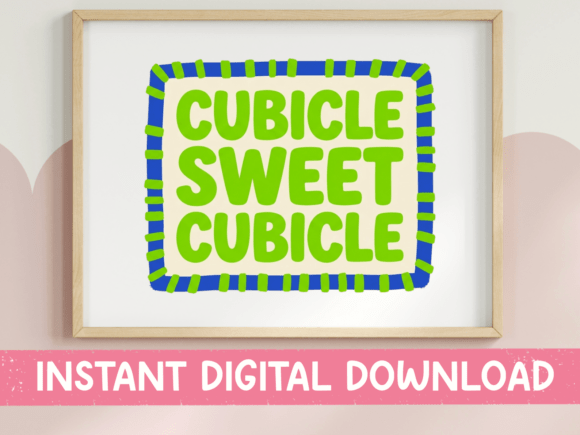 Cubicle Sweet Cubicle Green Bubble Embroidery Review
