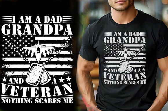 Flag USA Dad Grandpa Vet