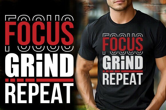 Focus Grind Repet Vector Tshirt Design Review