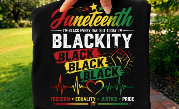 Juneteenth Blackity Black T-shirt Png Review
