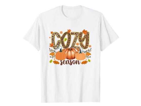 Leopard Cozy Season Fall T-Shirt Review