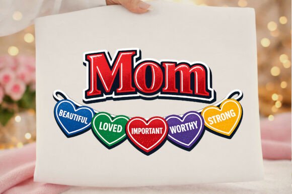 Mom Hearts Mother’s Day Png T-Shirt Review