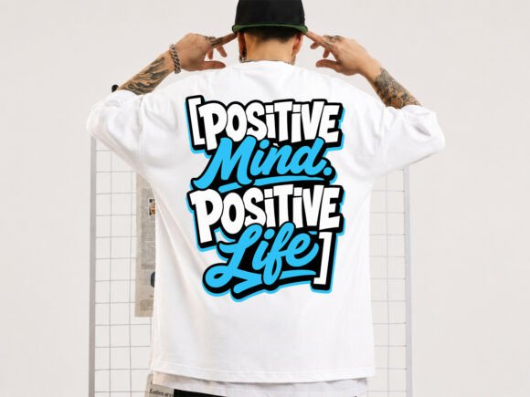 Positive Mind Typography T-Shirt Design Review