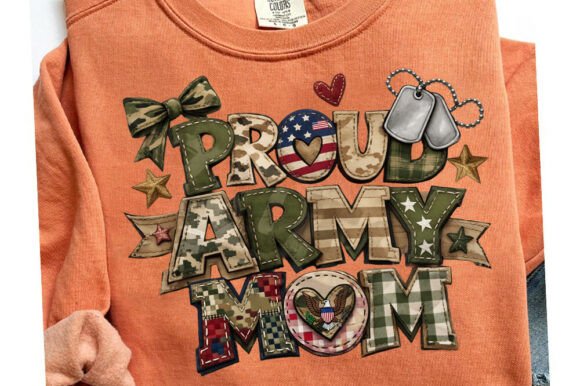 Proud Army Mom T-Shirt Design Review