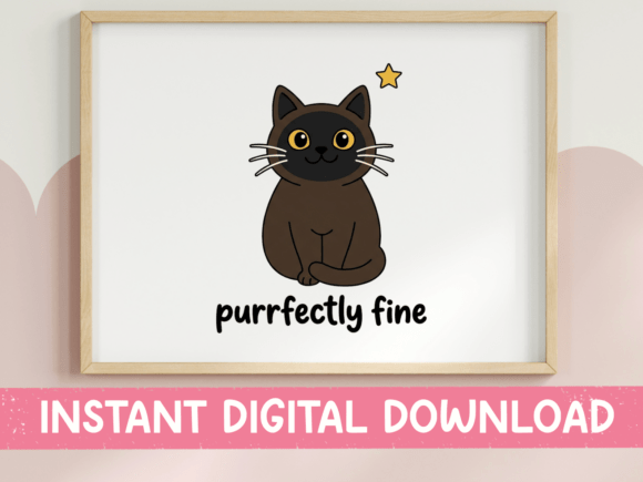 Purrfectly Fine Black Cat Print Review
