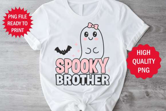 Spooky Brother Ghost Halloween Vibe Png