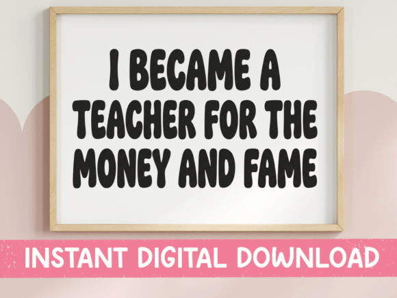 Teacher Money And Fame Embroidery Review